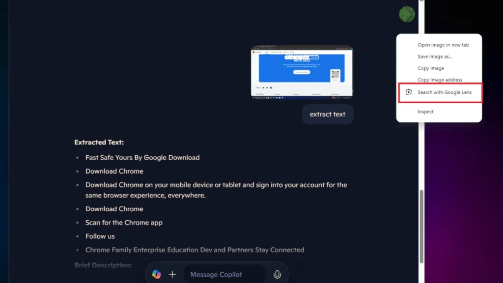 Capturer et copier du texte à partir d'images sur Windows 11 facilement 6 1729801806 405 Capturer et copier du texte a partir dimages sur Windows.webp