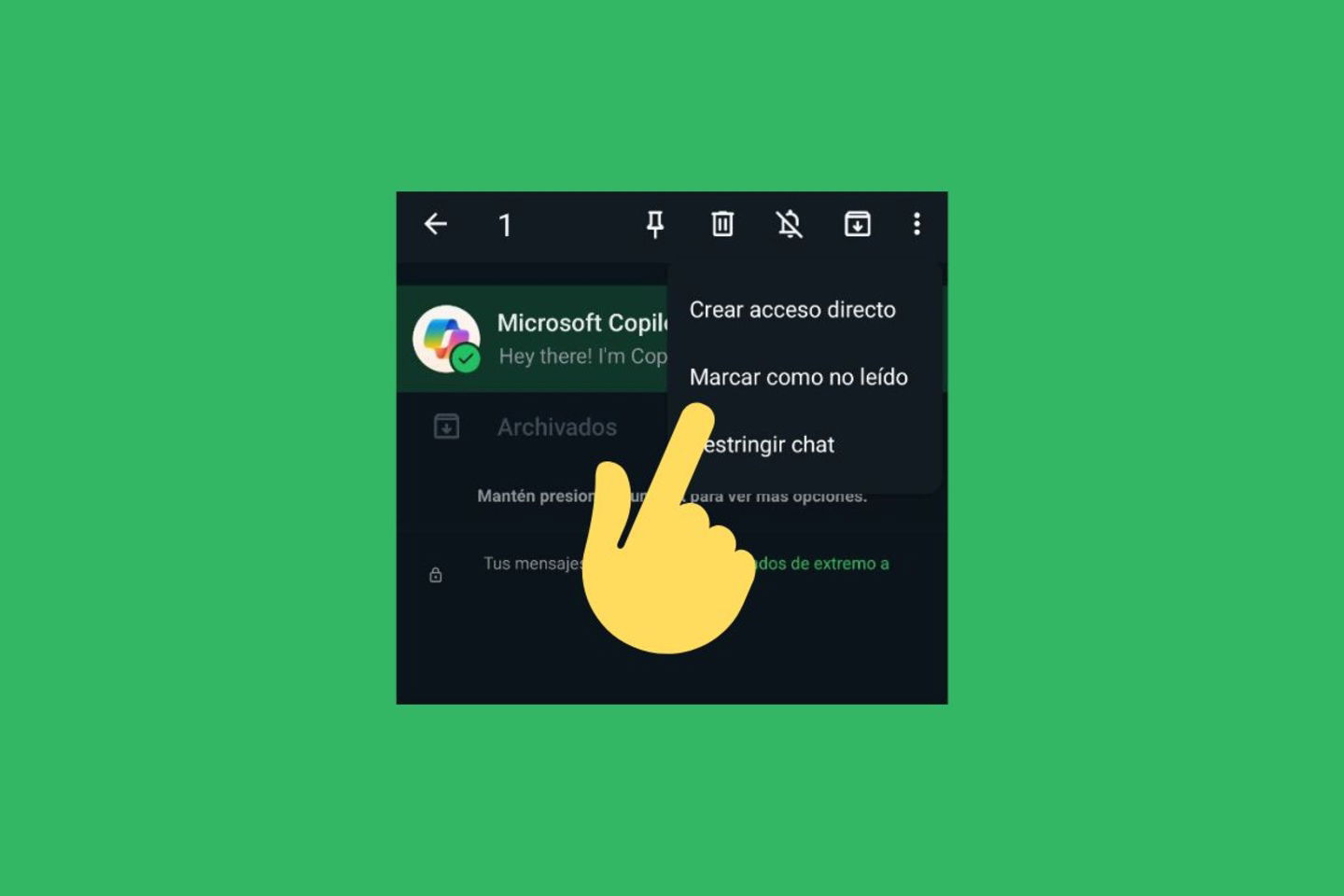Comment marquer un chat comme non lu sur WhatsApp pour ne rien manquer ! 3 Comment marquer un chat comme non lu sur WhatsApp