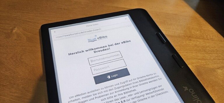 Comment utiliser l'Onleihe sur votre Tolino pour maximiser votre expérience de lecture 4 Connecte-toi. (Photo: Sven Wernicke)