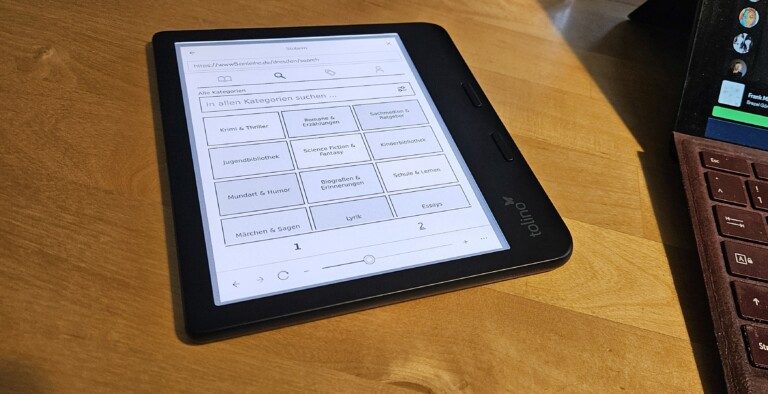 Comment utiliser l'Onleihe sur votre Tolino pour maximiser votre expérience de lecture 5 Tu accèdes rapidement à la page de vue d'ensemble pour emprunter directement. (Photo: Sven Wernicke)
