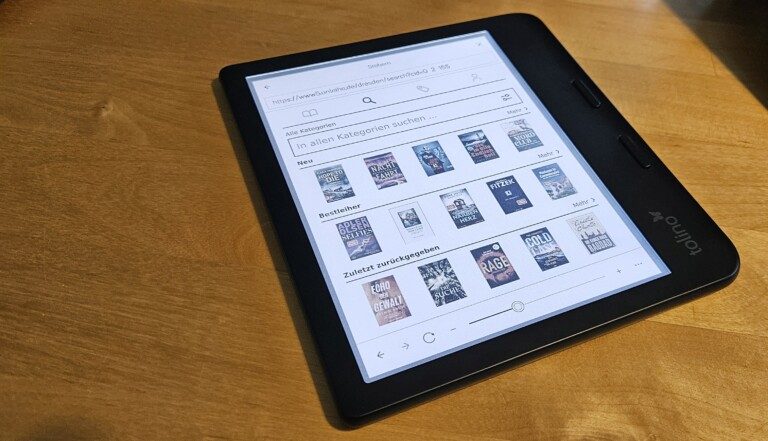 Comment utiliser l'Onleihe sur votre Tolino pour maximiser votre expérience de lecture 6 Sur les eReaders avec écran couleur, les couvertures apparaissent bien entendu en couleur. (Photo: Sven Wernicke)