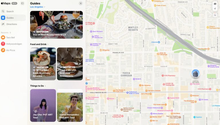 Cartes Apple sur le Web : 5 fonctionnalités qui surpassent Google Maps 7 Guides Apple Cartes