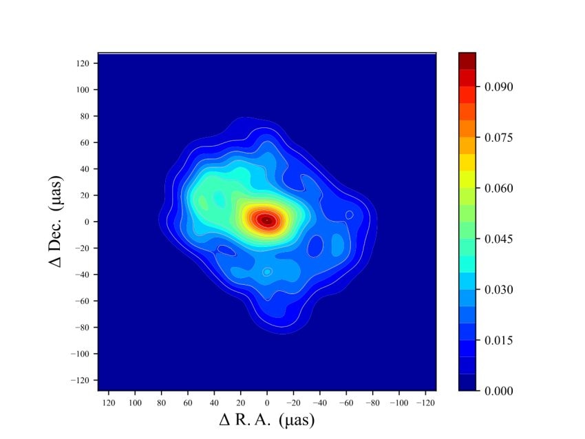 La première image du trou noir au cœur de la Voie lactée est erronée : quelle est sa véritable forme ? 3 La vraie forme de Sagittarius A*. Crédit : Miyoshi et al.
