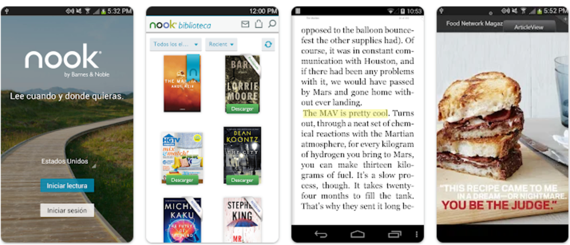 Le club de lecture est un des grands atouts de Nook