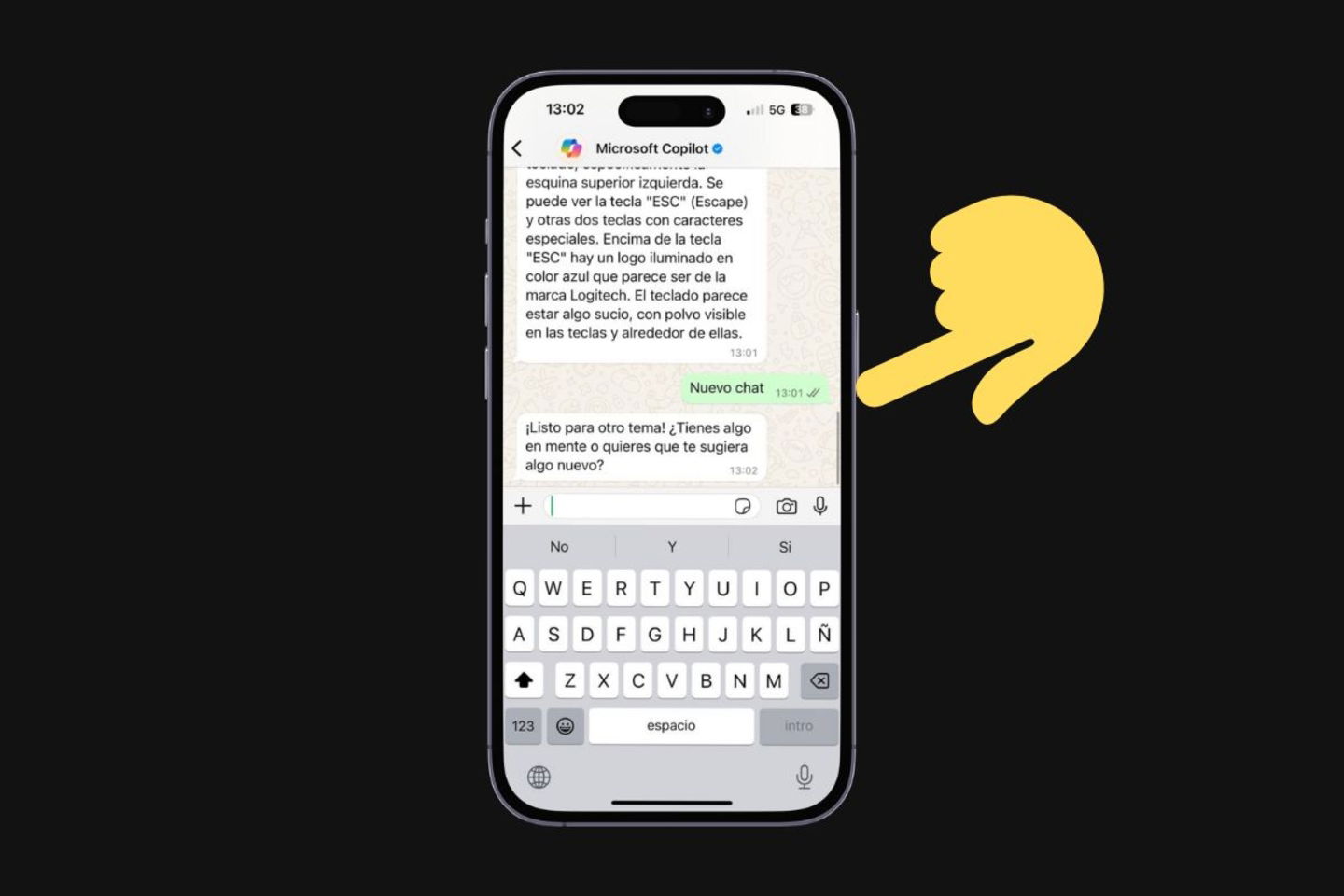 Comment profiter pleinement de Microsoft Copilot sur WhatsApp : guide complet 9 Comment utiliser Microsoft Copilot dans WhatsApp : guide complète