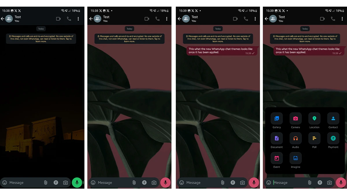 Comment Personnaliser Vos Discussions WhatsApp avec de Nouveaux Thèmes de Chat 2 Comment personnaliser les chats WhatsApp avec de nouveaux thèmes de chat
