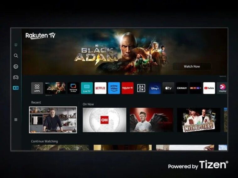 Découvrez si votre Samsung Smart-TV sera mis à jour avec la nouvelle interface One UI ! 1 L'ancienne interface de Tizen 7 appartient probablement bientôt au passé. (Photo : Samsung)