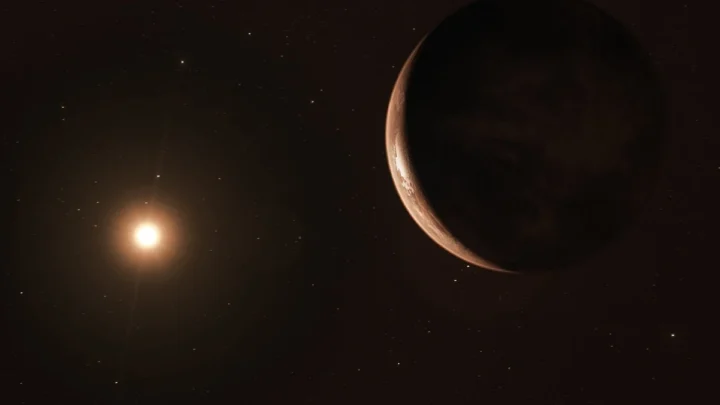 Des astronomes découvrent une exoplanète sub-terrestre à seulement 6 années-lumière de distance 2 Illustration de l'Étoile de Barnard et de son exoplanète