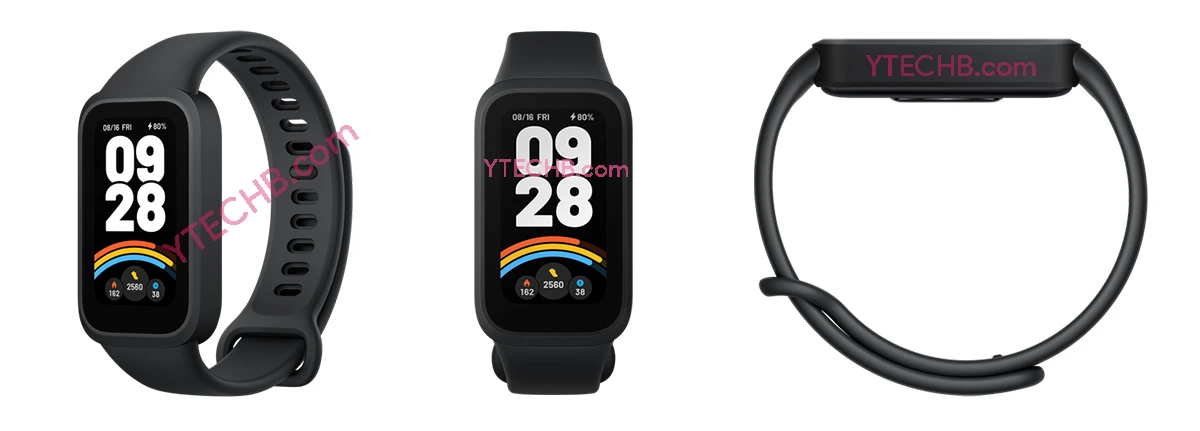 Exclusif : Fuites des rendus et des spécifications de la Xiaomi Smart Band 9 Active 2 Rendus du Xiaomi Smart Band 9 Active