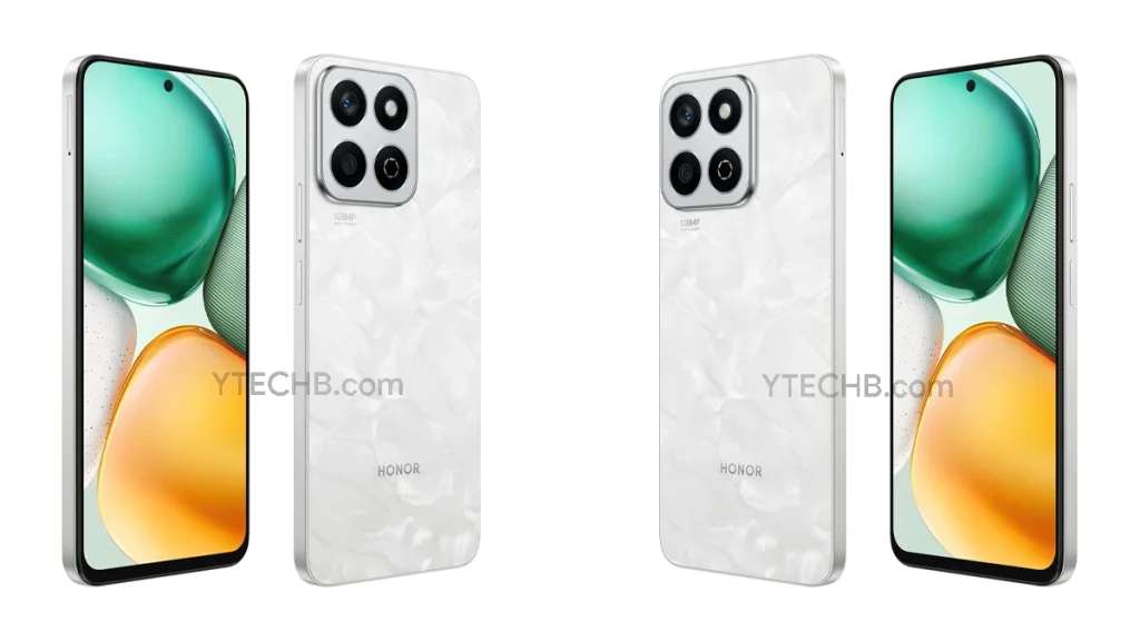 Exclusif : Fuites des rendus, prix et spécifications du Honor X7c 4G avant son lancement 2 Honor X7c Vue de côté Blanche