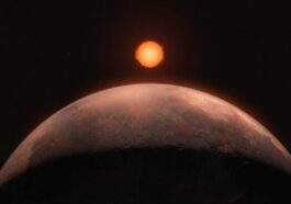 Représentation artistique montrant Barnard b, une planète de masse sub-terrestre découverte en orbite autour de l'étoile de Barnard / Crédit: ESO/M. Kornmesser