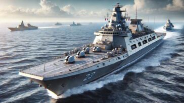 La Chine aura bientôt un monstrueux navire de guerre qui pourrait mettre les États-Unis en difficulté 30 China tendrá pronto un monstruoso buque de guerra que puede poner en aprietos a Estados Unidos