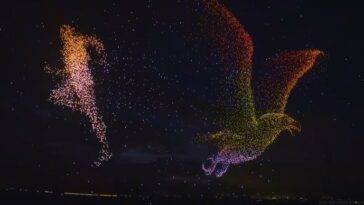 La Chine revient avec un spectacle de drones qui a battu deux records Guinness 22 La Chine continue d'éblouir avec un spectacle de drones ayant battu deux records Guinness