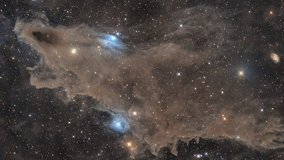 La Nébulose Requin "mord" le ciel de Calabre : la merveilleuse photo de Gianni Lacroce 2 La Nebulosa Squalo. Crédit : Gianni Lacroce