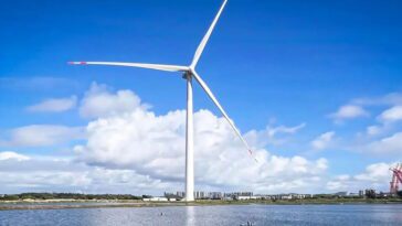 La nouvelle éolienne qui bat tous les records. Elle est aussi haute que deux terrains de football 6 La nouvelle turbine éolienne qui bat tous les records. Elle est aussi haute que deux terrains de football