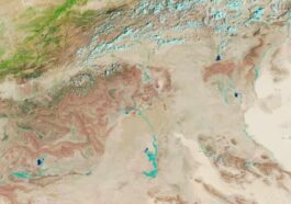 Images de la NASA du désert du Sahara, après des pluies torrentielles