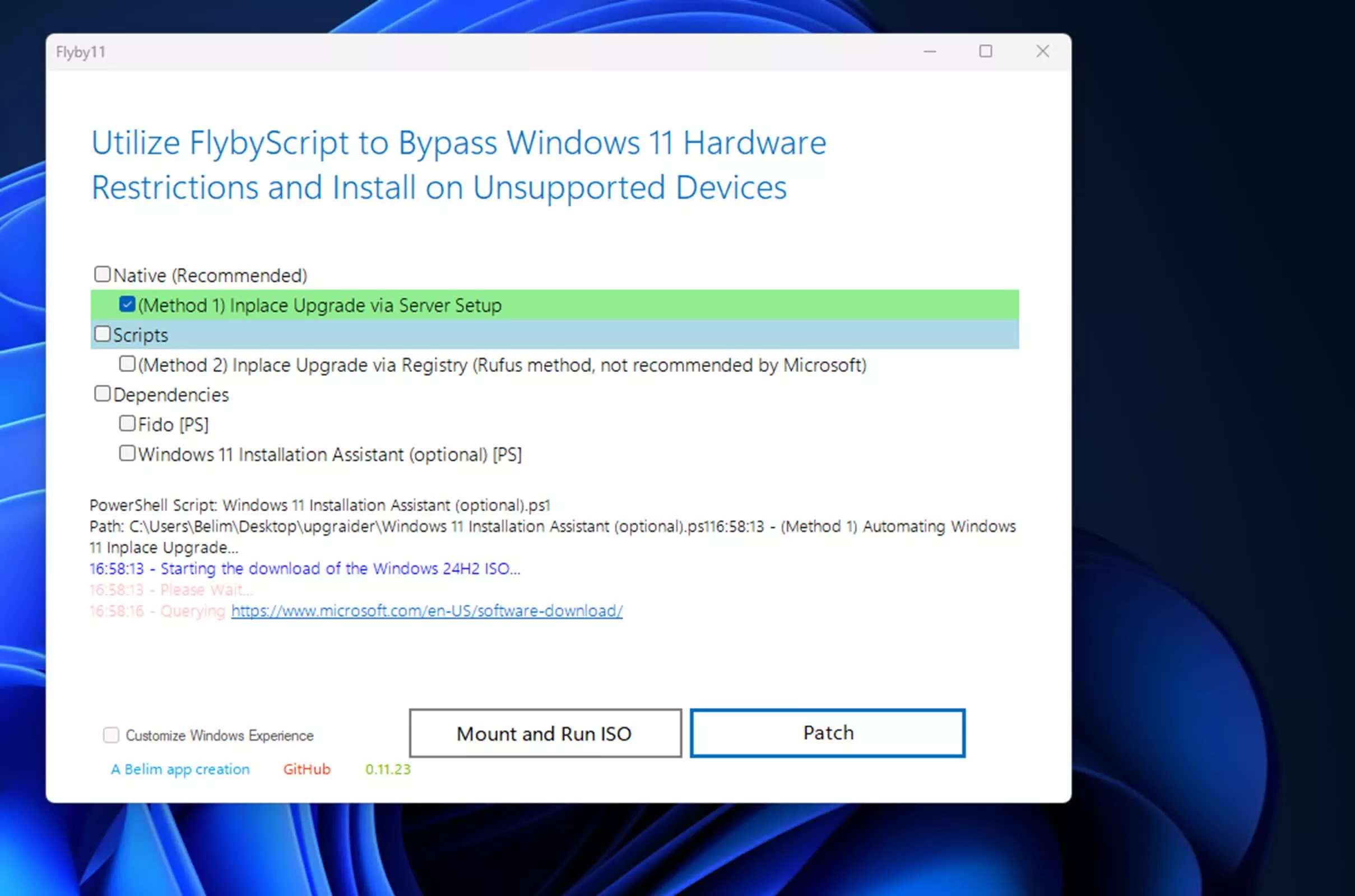Le nouvel outil Flyby11 contourne les restrictions matérielles de Windows 11 2 Le nouvel outil Flyby11 contourne les restrictions materielles de Windows