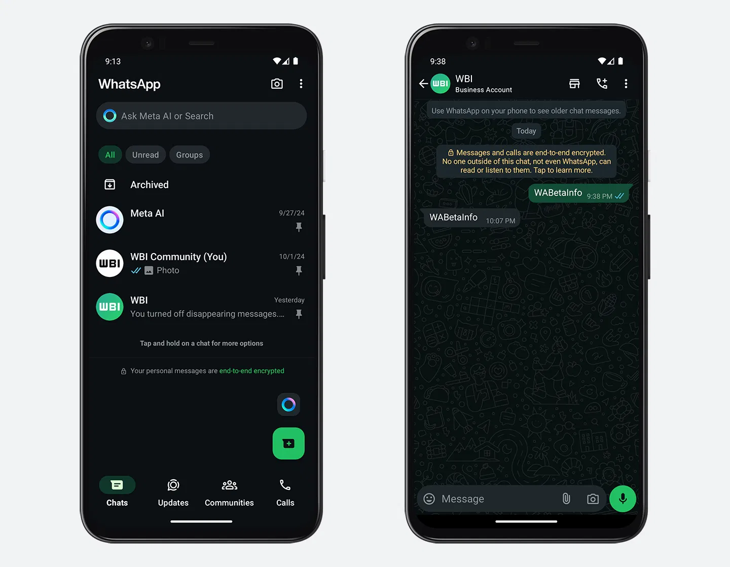 Le sujet sombre de WhatsApp vient de changer, et tu ne t'en es même pas rendu compte 3 Le thème sombre de WhatsApp vient de changer, et vous ne l'avez même pas remarqué