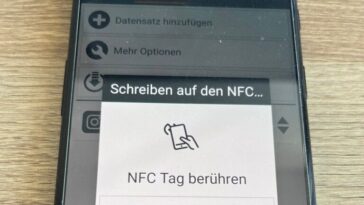 NFC-Tags : Les compagnons invisibles qui facilitent votre vie quotidienne ! 8 Écrire une étiquette NFC