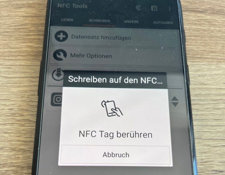 NFC-Tags : Les compagnons invisibles qui facilitent votre vie quotidienne ! 2 Écrire une étiquette NFC