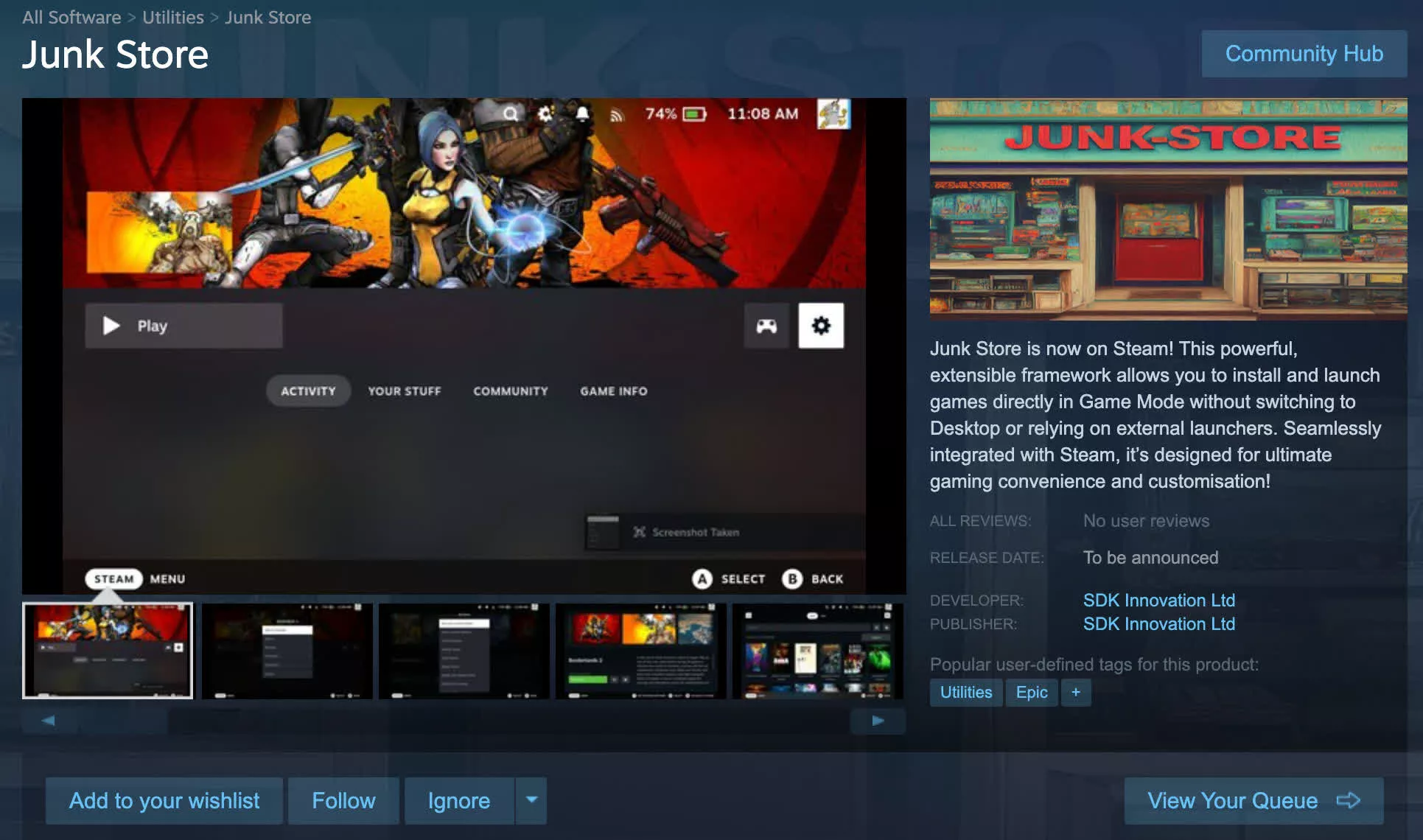 Steam valide le plugin Deck pour installer des jeux d'Epic et GOG 2 Steam valide le plugin Deck pour installer des jeux dEpic