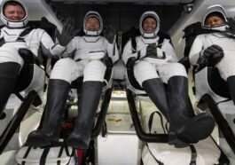 Gli astronauti della NASA Matthew Dominick, Michael Barratt e Jeanette Epps, e il cosmonauta di Roscosmos Alexander Grebenki della SpaceX Crew-8 sono tornati sulla Terra venerdì mattina dopo otto mesi trascorsi sulla Stazione Spaziale Internazionale / Photo Credit: NASA