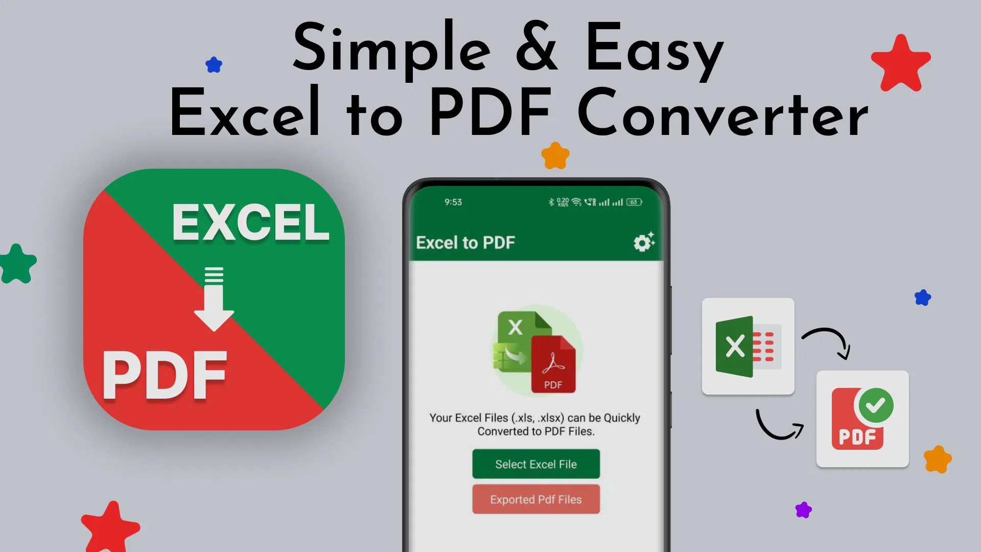 Voici les 8 meilleures applications gratuites pour Android qui viennent d'arriver sur Google Play ! 3 Easy Excel to PDF Converter