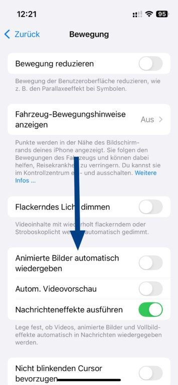 Votre batterie iPhone se vide trop vite avec iOS 18 ? Découvrez nos astuces ! 2 iPhone mouvement effets batterie