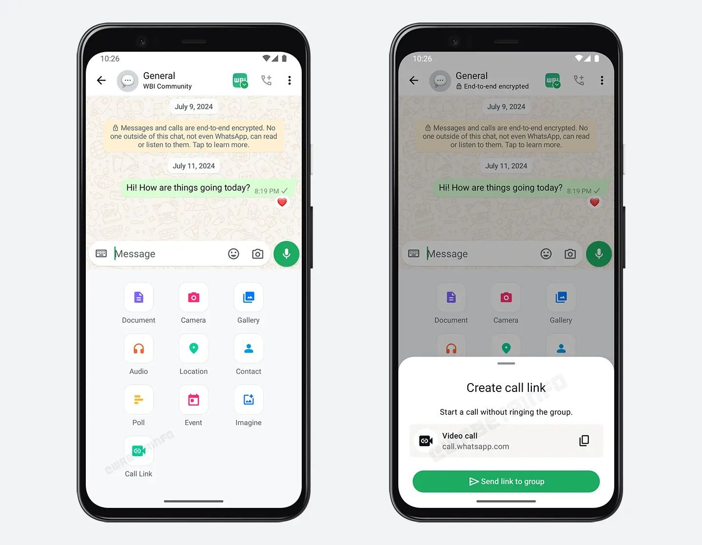 WhatsApp permettra d'organiser des visioconférences d'un seul clic dans sa prochaine mise à jour 3 WhatsApp permettra d'organiser des vidéoconférences d'un simple clic dans sa prochaine mise à jour