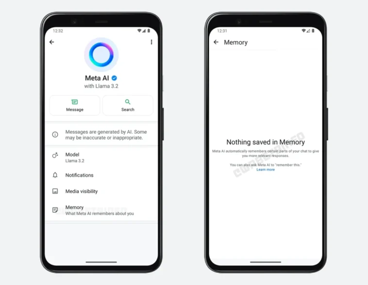 WhatsApp teste une nouvelle fonctionnalité IA controversée avec Meta IA 1 WhatsApp IA conversation Meta AI