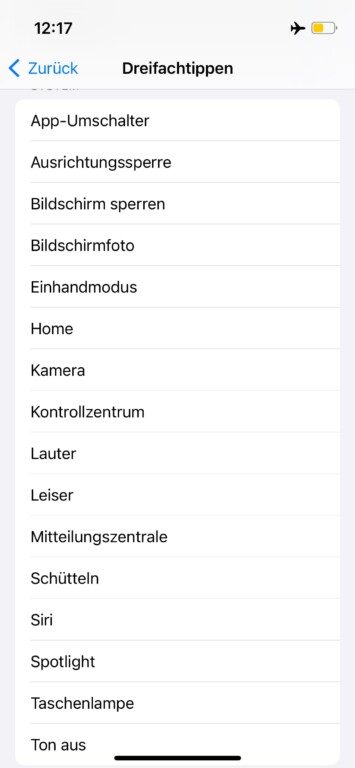 iPhone Double Touche : Découvrez la Raccourci Caché qui Change Tout 7 iPhone Rueckseite tippen Auswahl