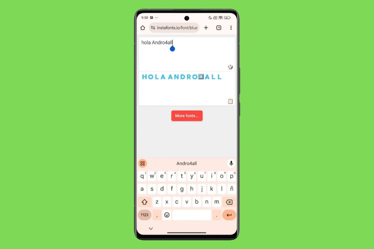 Comment écrire en lettres bleues sur WhatsApp 4 Comment écrire avec des lettres bleues sur WhatsApp