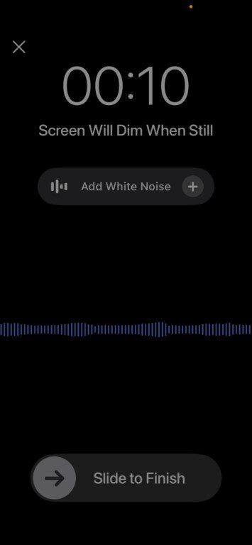 Mieux dormir avec l'Apple Watch : Comparatif des applications de suivi du sommeil 5 Schnarchaufzeichnung SleepWatch