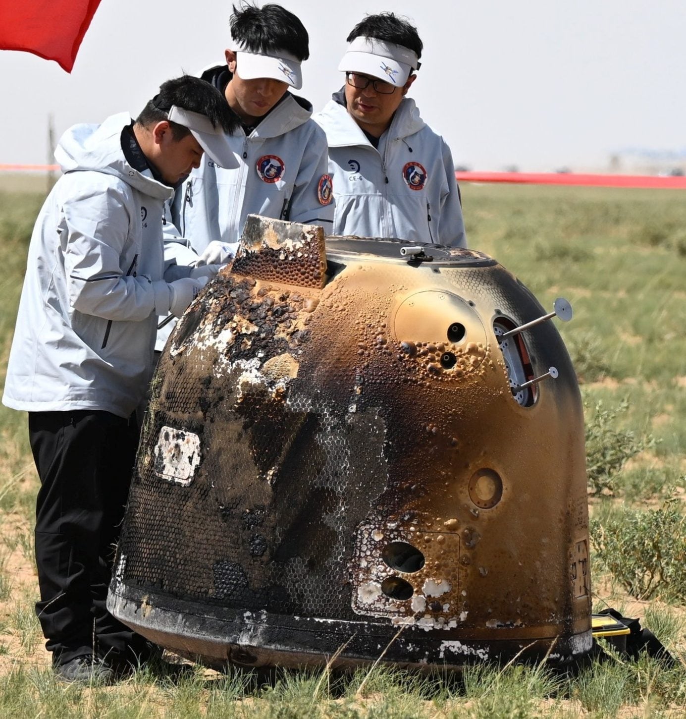 La Chine révèle les secrets de la face cachée de la Lune : découvrez ce qu'ont révélé les roches ramenées sur Terre 6 Crédit : @CNSAWatcher