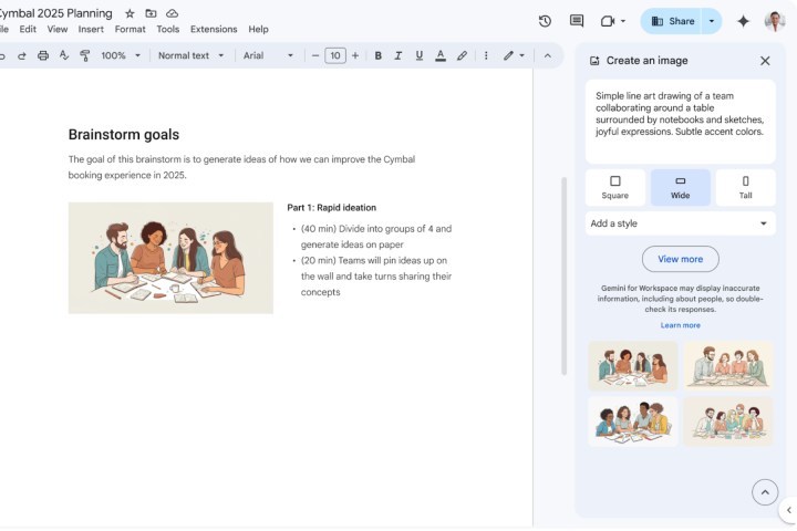 Google renforce Gmail et Docs avec des superpouvoirs Gemini révolutionnaires 3 Utilisation de Gemini pour créer directement des images dans Gemini.