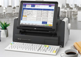 Le tout-en-un de Toshiba intègre une imprimante matricielle et une autonomie de secours de 3 minutes dans une unité de 23 kg