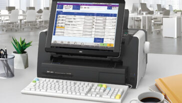 Le tout-en-un de Toshiba intègre une imprimante matricielle et une autonomie de secours de 3 minutes dans une unité de 23 kg 22 Le tout-en-un de Toshiba intègre une imprimante matricielle et une autonomie de secours de 3 minutes dans une unité de 23 kg