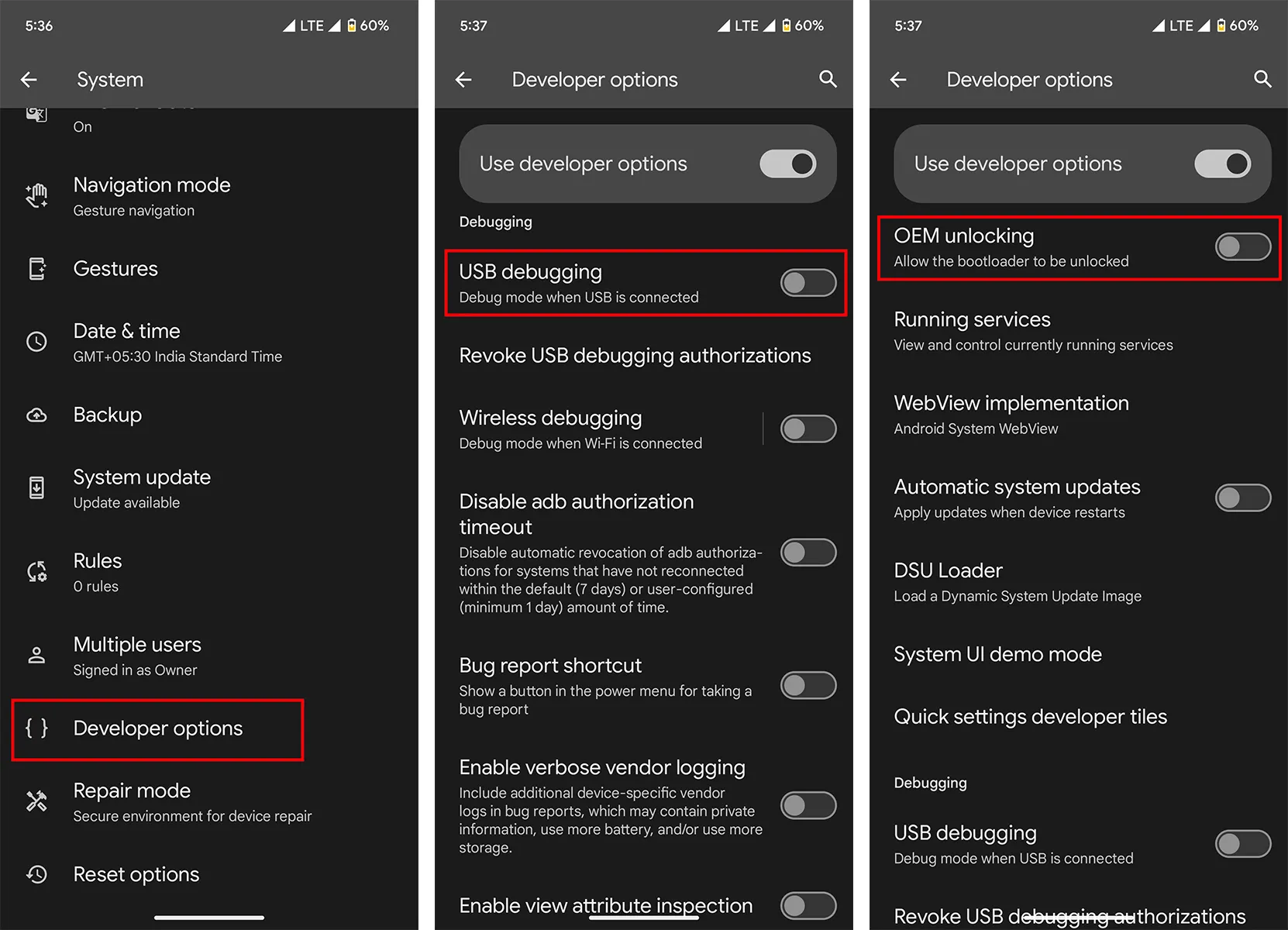 Comment Installer la Préversion Développeur Android 16 sur les Smartphones Pixel 3 Installer Android 16 sur Pixel