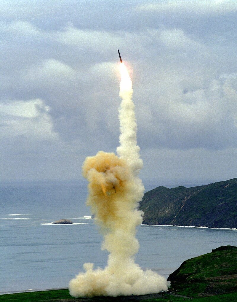 Le lancement d'essai d'un Minuteman III