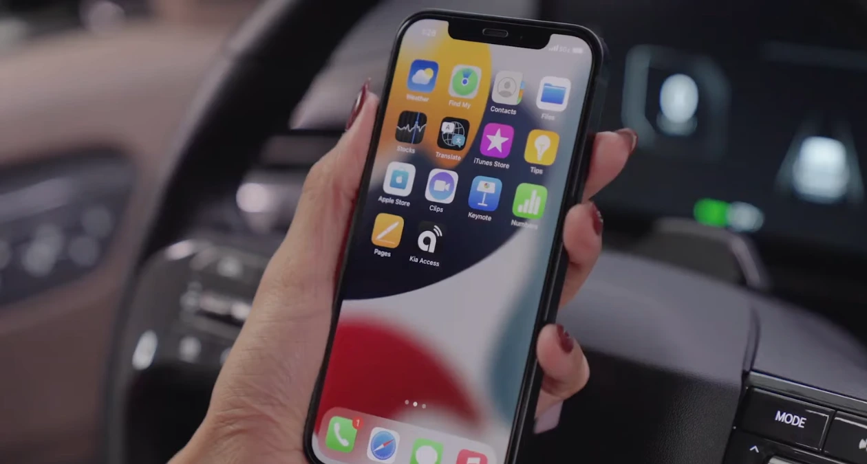 Ouvrir l'application Kia Access