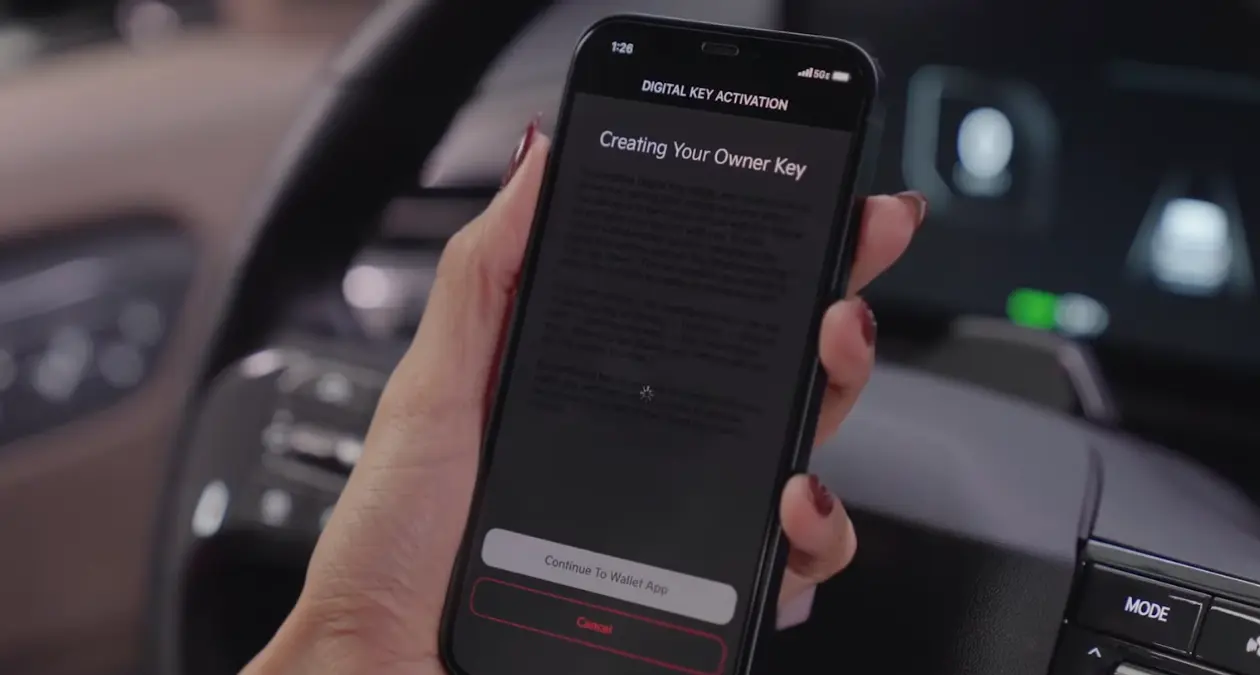 Appuyez sur Continuer vers l'application Wallet