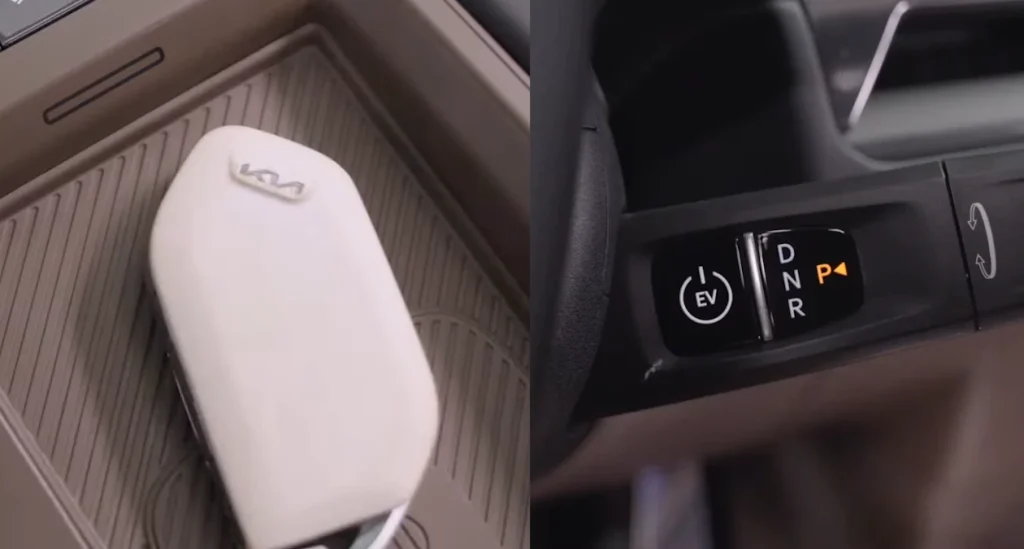 Gardez le porte-clés avec vous et allumez la voiture Kia