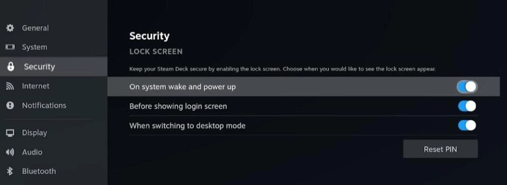 Peut-on verrouiller un Steam Deck à distance ? Voici tout ce que vous devez savoir 3 verrouiller votre écran Steam Deck