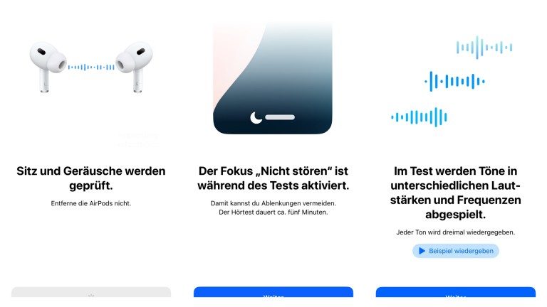 Les AirPods Pro 2 d'Apple : Une nouvelle expérience sonore à ne pas manquer ! 4 AirPods Pro Hoertest 3