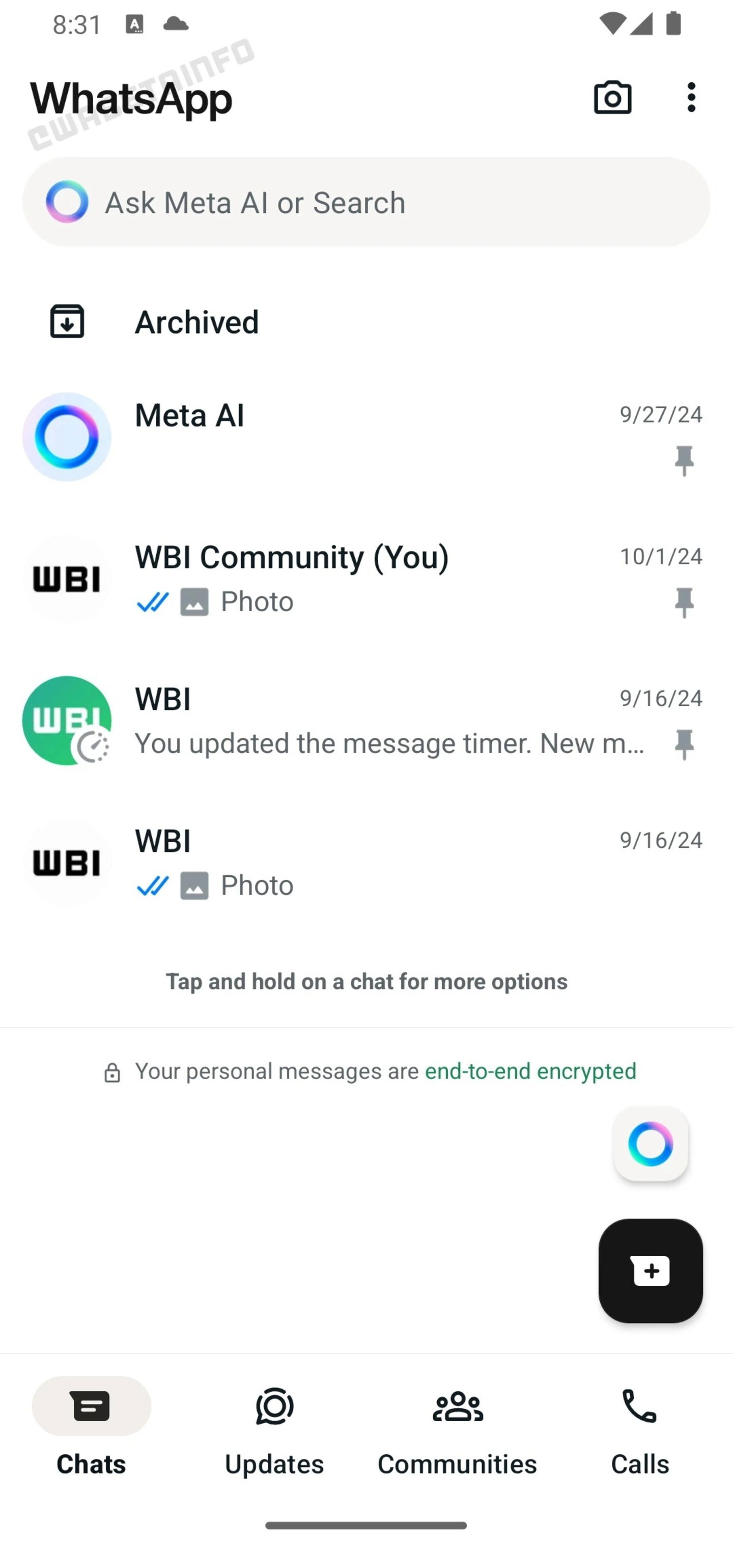 Adieu au vert sur WhatsApp : une nouvelle fonctionnalité permet de personnaliser la couleur de vos menus ! 3 Adieu au vert dans WhatsApp : une nouvelle fonction permettra de changer la couleur de ses menus