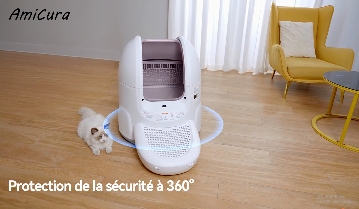 Prix le plus bas de l'année ! La litière connectée Amicura Cura2 est 120€ moins chère 4 Amicura Litière Chat Autonettoyante (3)