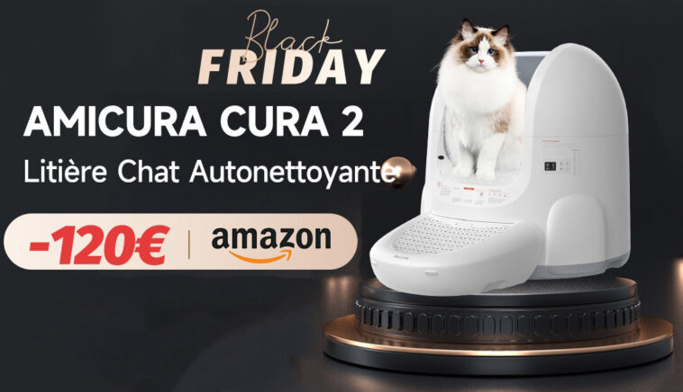 Prix le plus bas de l'année ! La litière connectée Amicura Cura2 est 120€ moins chère 1 Amicura Litière Chat Autonettoyante