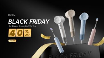 Black Friday : Offres irrésistibles sur le sèche-cheveux Laifen Swift Special et brosse à dents Wave 24 Black Friday Laifen