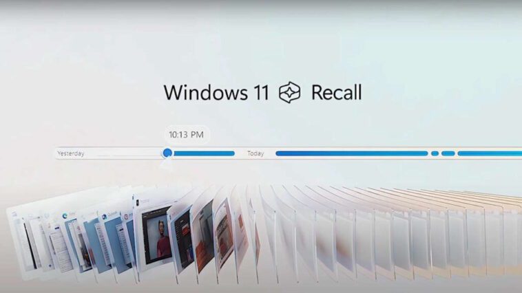Cette fonctionnalité innovante d'IA de Windows 11 repousse encore une fois les espoirs des utilisateurs par Microsoft 1 Recall Windows 11 Microsoft IA