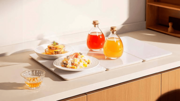 Découvrez la nouvelle planche à découper révolutionnaire de Xiaomi : décongèle vos aliments, réchauffe vos plats et se plie totalement ! 1 Voici la nouvelle planche à découper de Xiaomi qui vient révolutionner votre cuisine : décongèle des aliments, chauffe des plats et est entièrement pliable